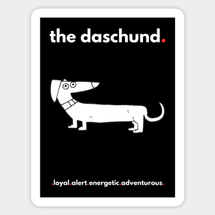 The Daschund Sticker